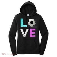 Girls Love Soccer Best Fun Birthday Gift Women's Hoodie thumb 0