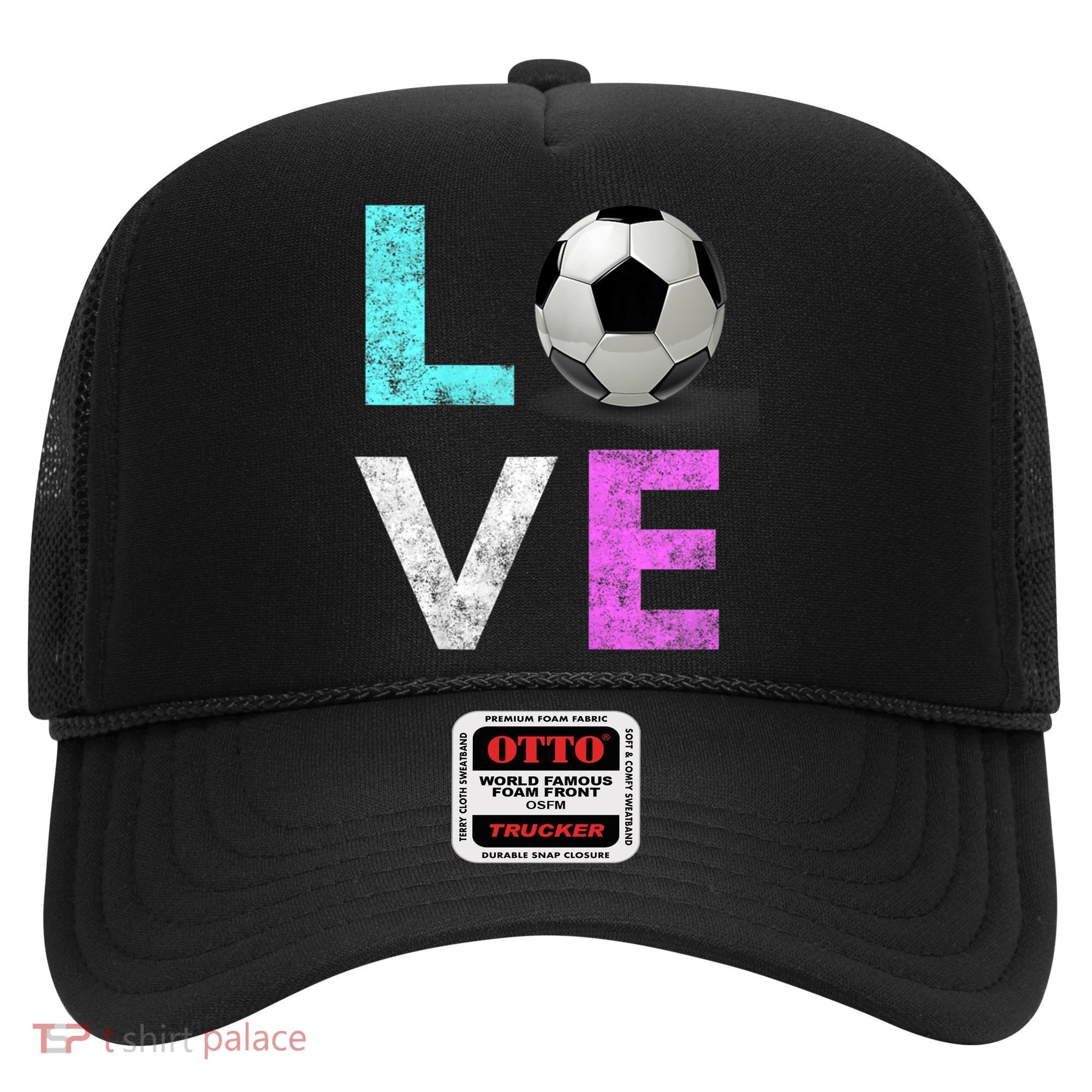 Girls Love Soccer Best Fun Birthday Gift Hat