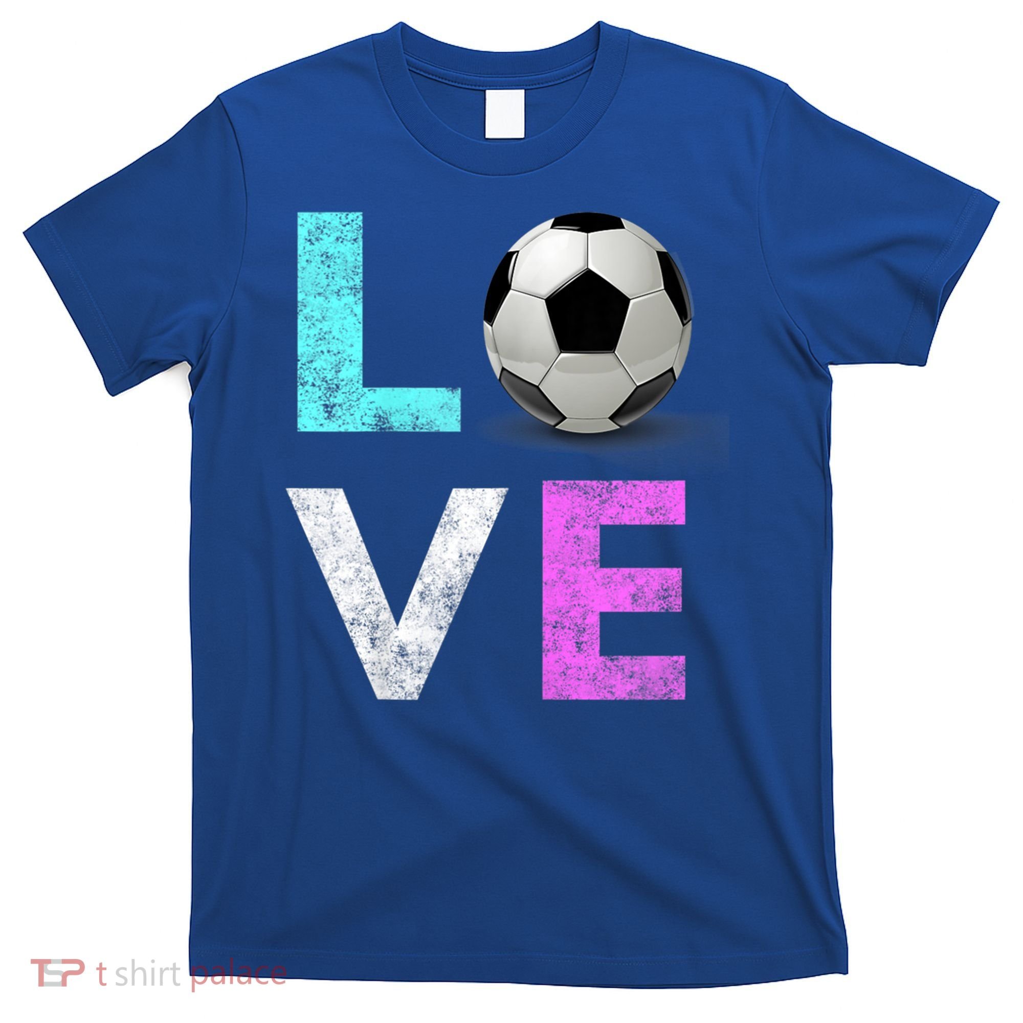 Girls Love Soccer Best Fun Birthday Gift T-Shirt