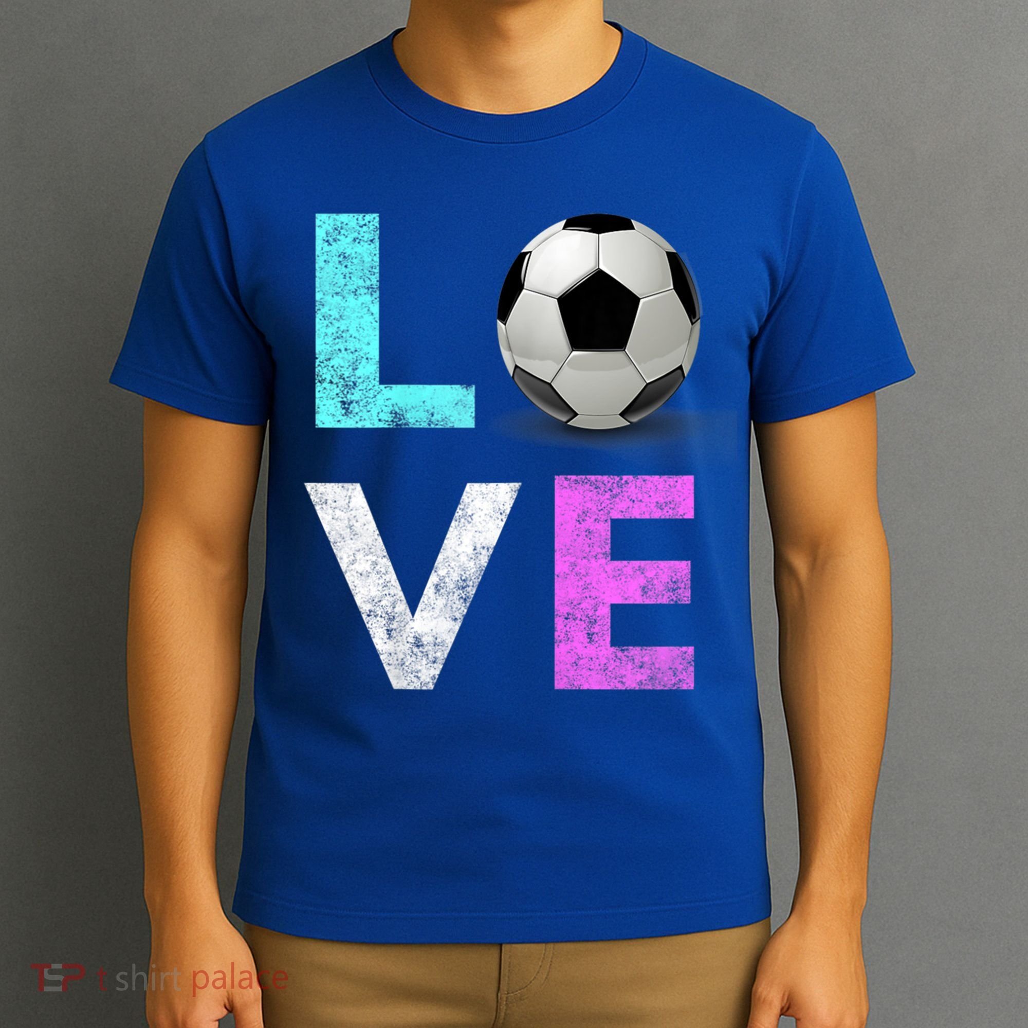 Girls Love Soccer Best Fun Birthday Gift T-Shirt