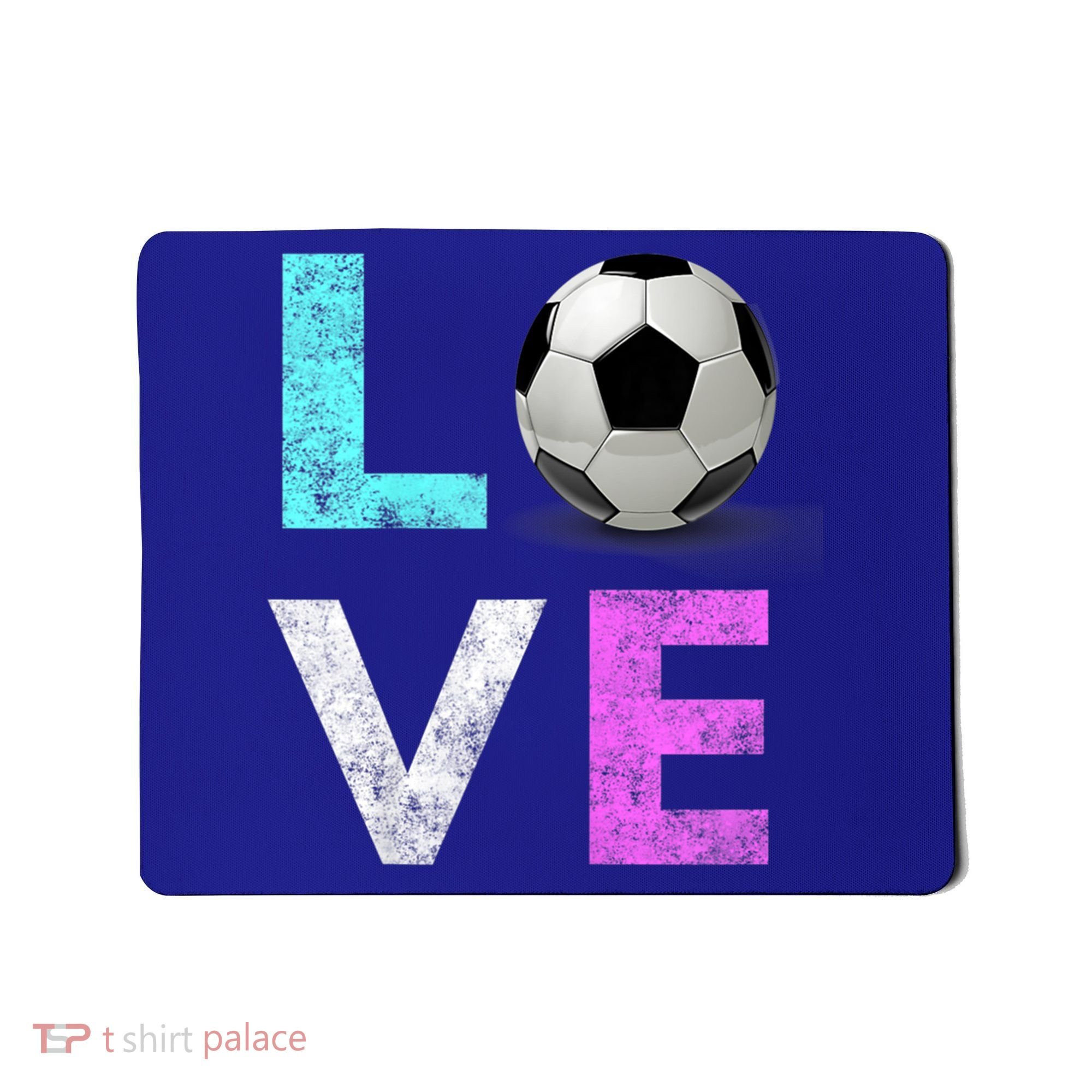 Girls Love Soccer Best Fun Birthday Gift Mousepad