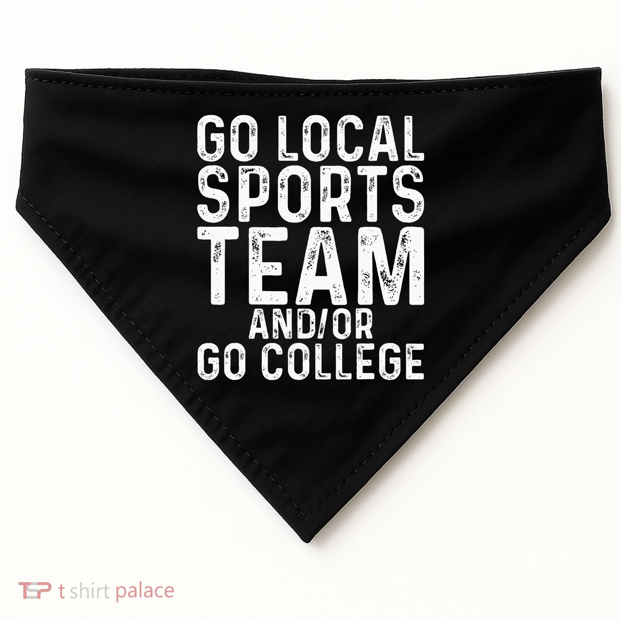Go Local Sports Team And Or Go College USA-Made Doggie Bandana