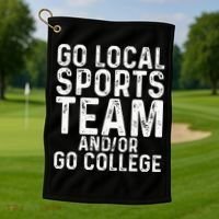 Go Local Sports Team And Or Go College Golf Towel thumb 1