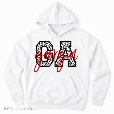 Georgia Leopard State Logo Hoodie