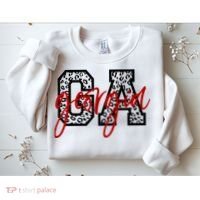 Georgia Leopard State Logo Sweatshirt thumb 2