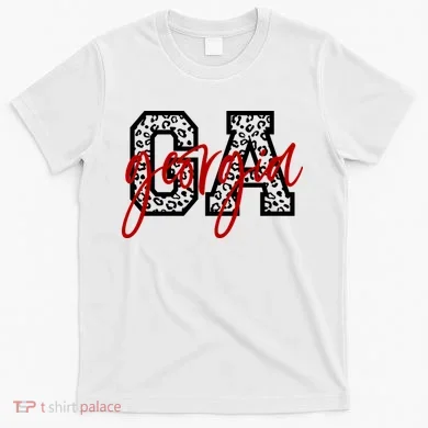 Georgia Leopard State Logo T-Shirt
