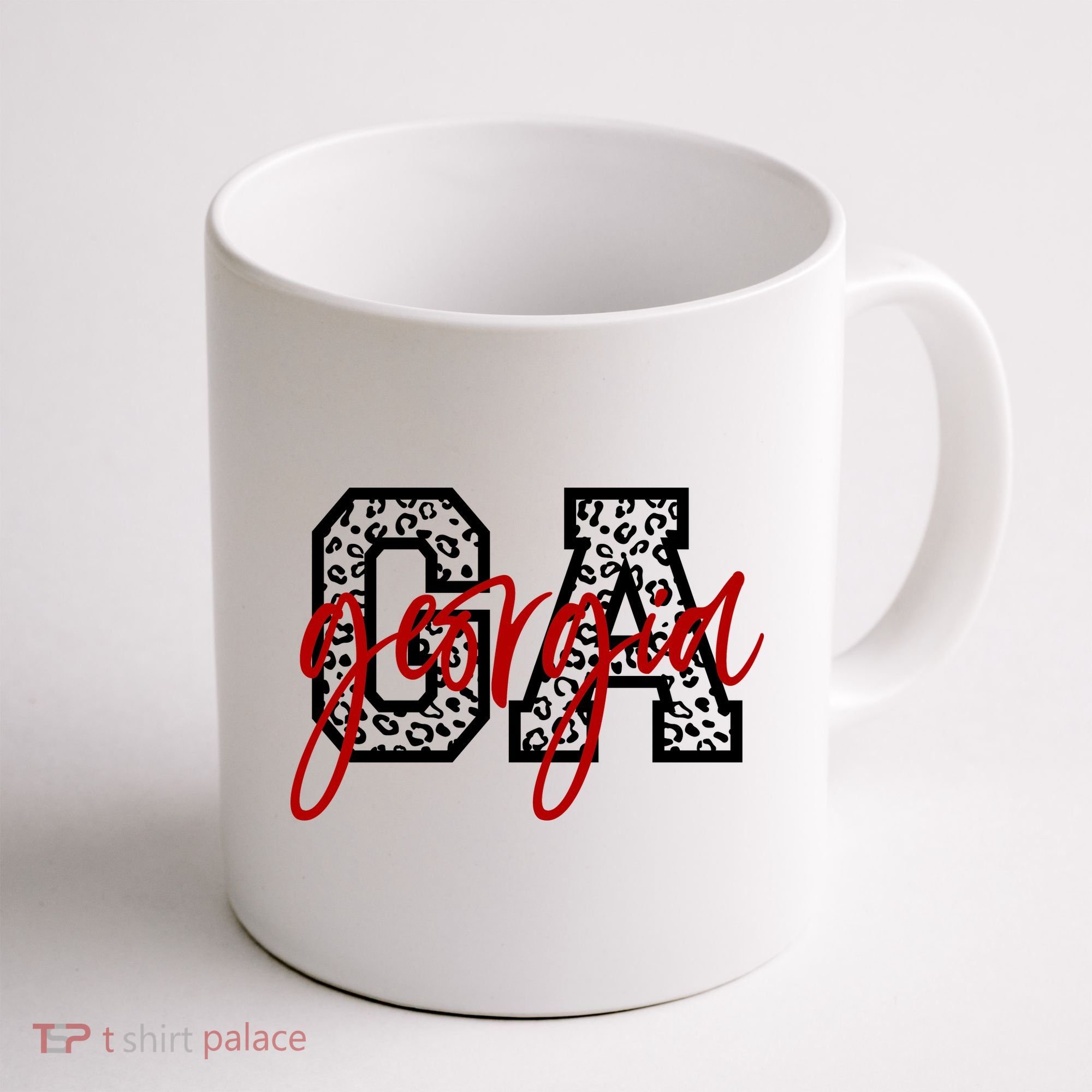 Georgia Leopard State Logo Coffee Mug