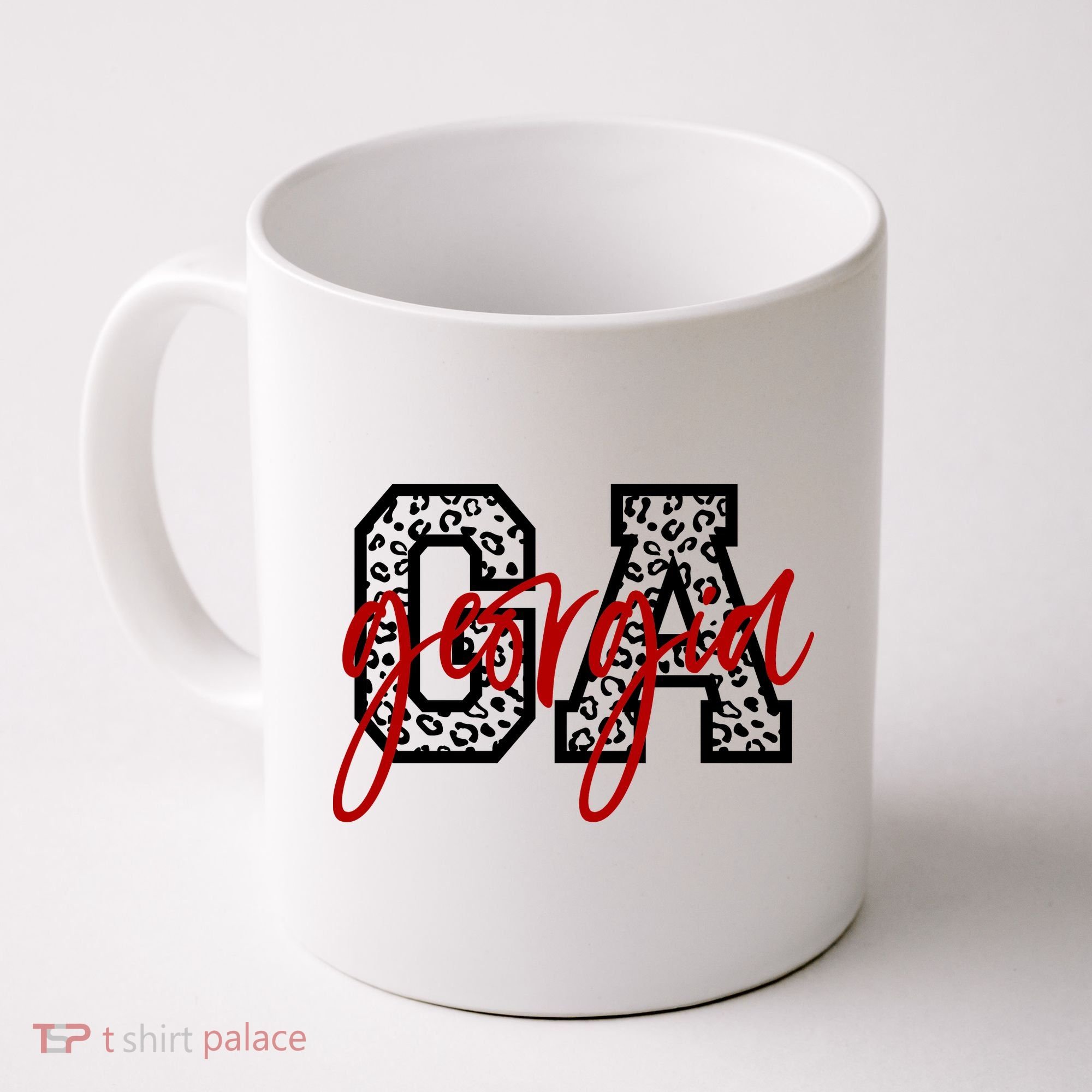 Georgia Leopard State Logo Coffee Mug