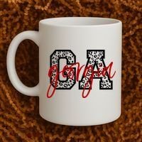 Georgia Leopard State Logo Coffee Mug thumb 2