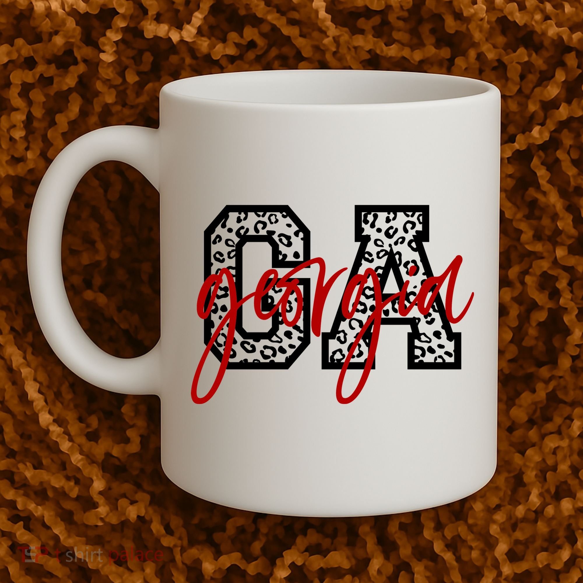 Georgia Leopard State Logo Coffee Mug
