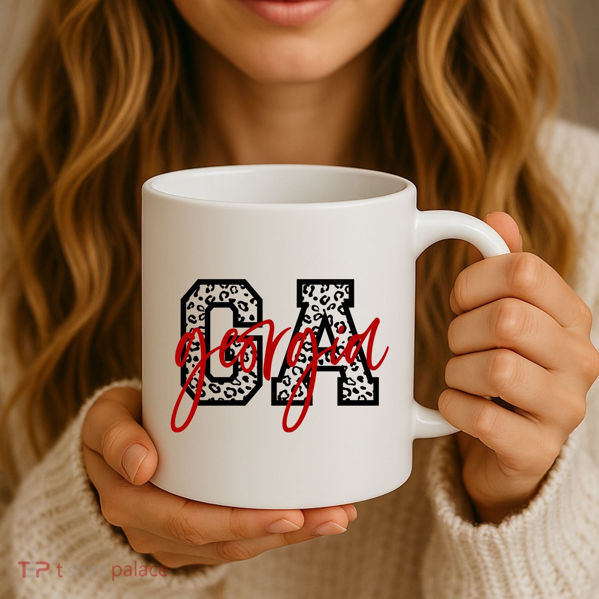 Georgia Leopard State Logo Coffee Mug