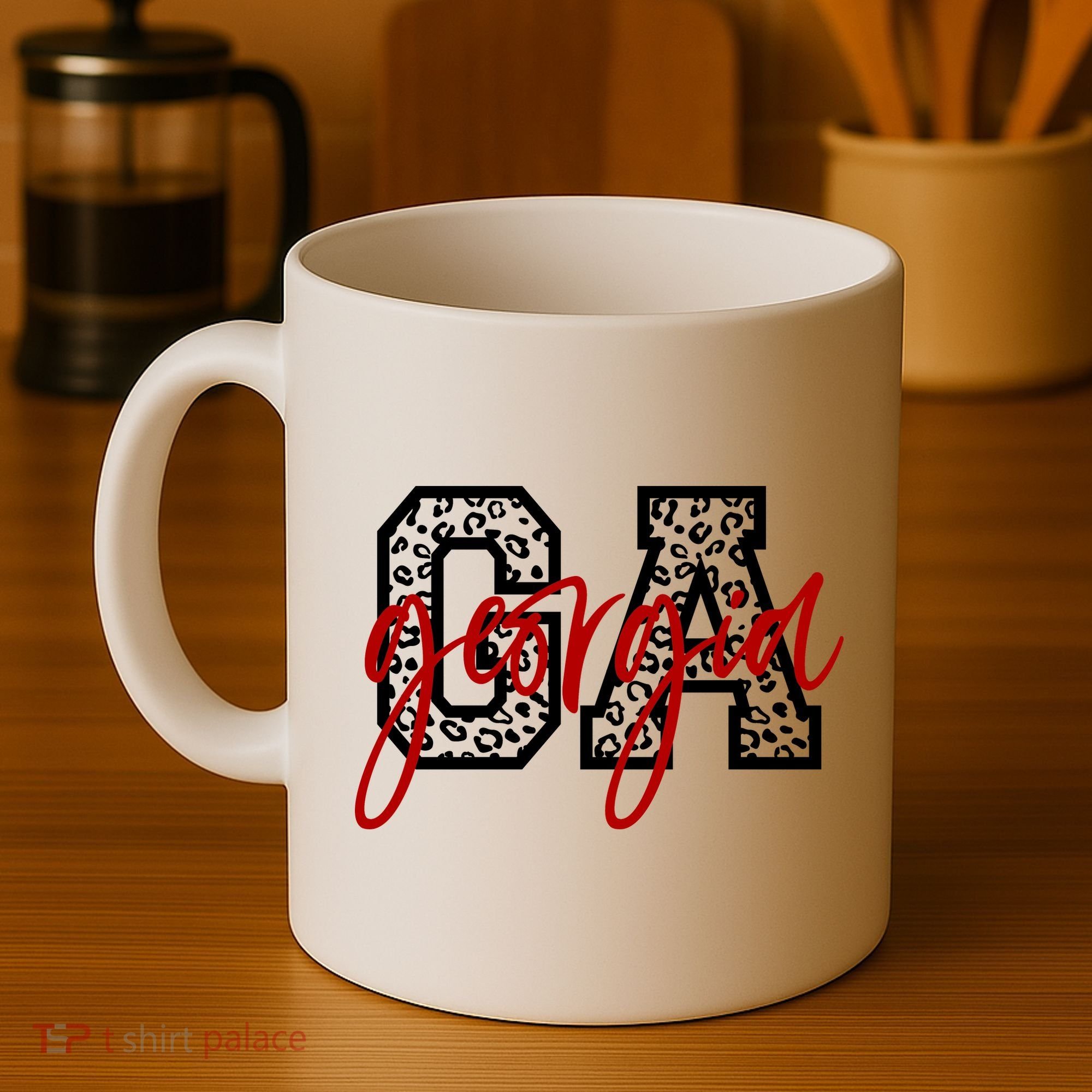 Georgia Leopard State Logo Coffee Mug