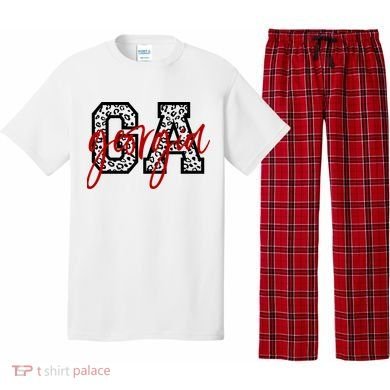 Georgia Leopard State Logo Pajama Set