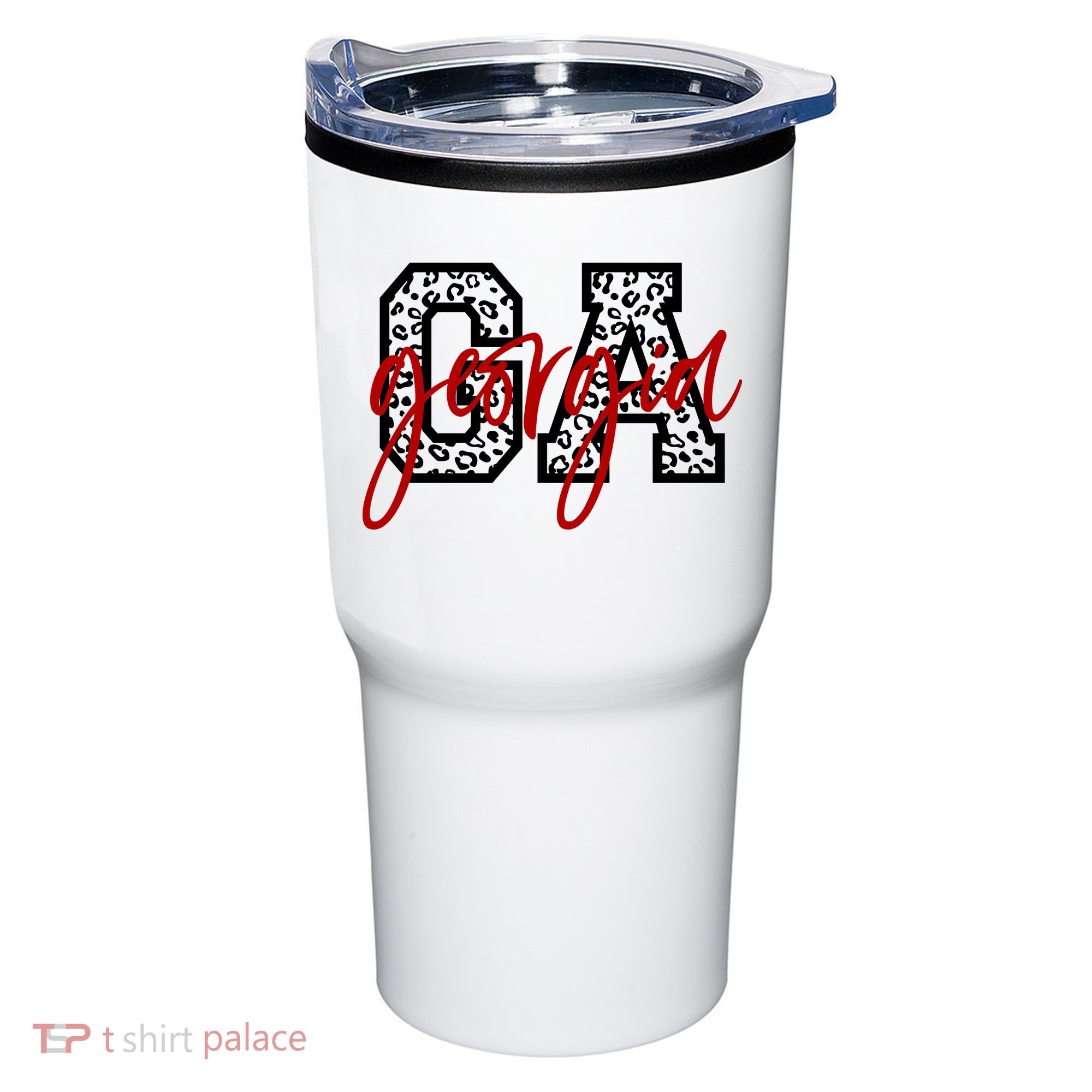 Georgia Leopard State Logo Tumbler