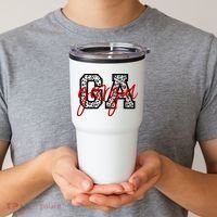 Georgia Leopard State Logo Tumbler thumb 2