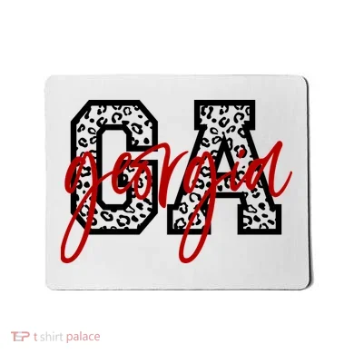 Georgia Leopard State Logo Mousepad