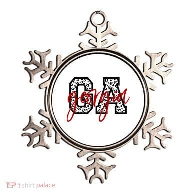 Georgia Leopard State Logo Ornament