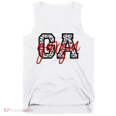 Georgia Leopard State Logo Tank Top