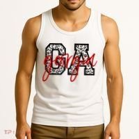 Georgia Leopard State Logo Tank Top thumb 3
