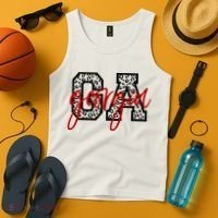 Georgia Leopard State Logo Tank Top thumb 4