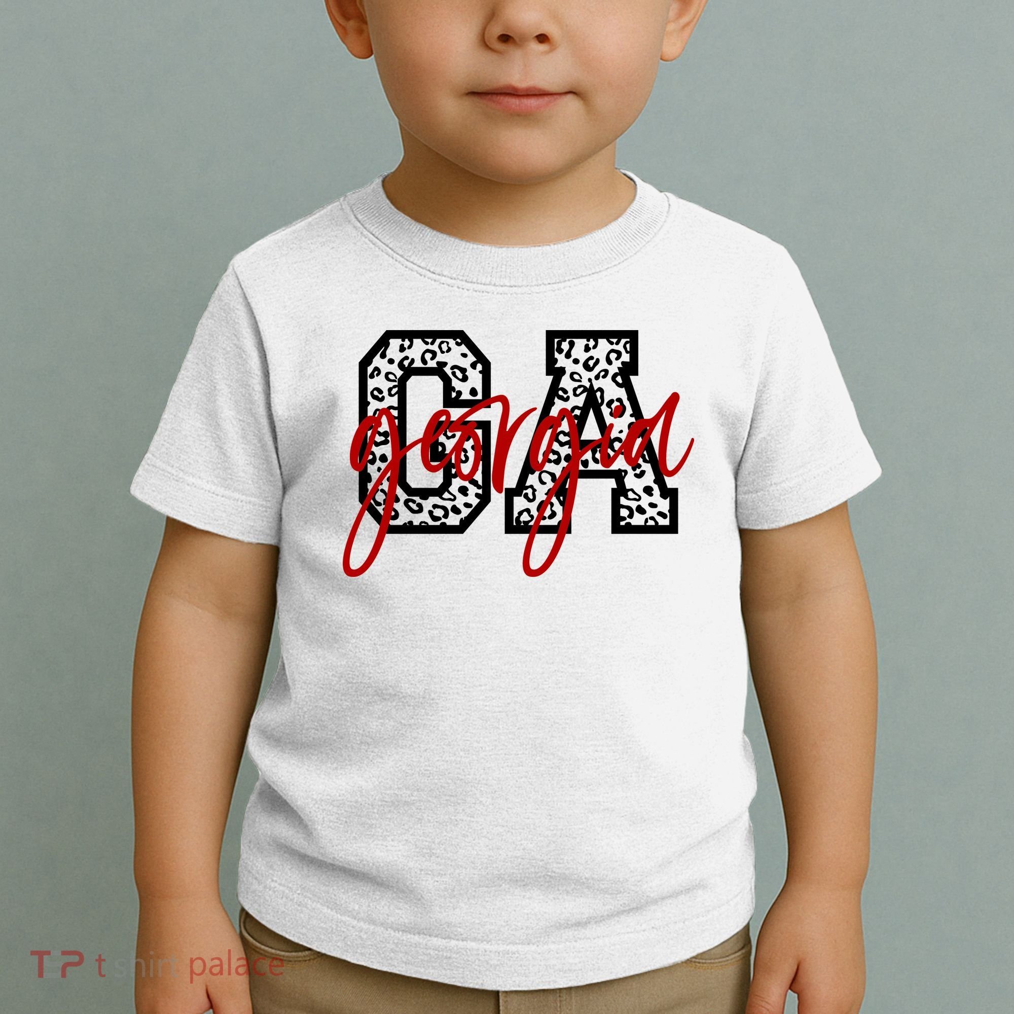 Georgia Leopard State Logo Toddler T-Shirt
