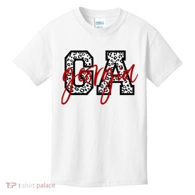 Georgia Leopard State Logo Kids T-Shirt