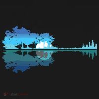 Guitar Lake Shadow Love Guitar Musician Backpack thumb 2