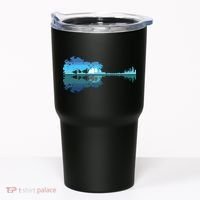 Guitar Lake Shadow Love Guitar Musician Tumbler thumb 0