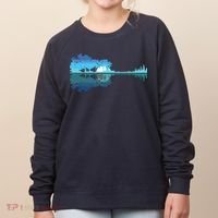 Guitar Lake Shadow Love Guitar Musician Women's Sweatshirt thumb 0