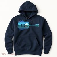 Guitar Lake Shadow Love Guitar Musician Hoodie thumb 0