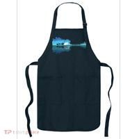 Guitar Lake Shadow Love Guitar Musician Apron thumb 0