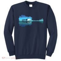 Guitar Lake Shadow Love Guitar Musician Sweatshirt thumb 0