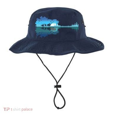 Guitar Lake Shadow Love Guitar Musician Bucket Hat