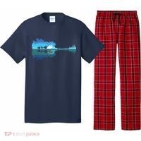 Guitar Lake Shadow Love Guitar Musician Pajama Set thumb 0