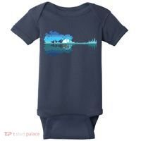 Guitar Lake Shadow Love Guitar Musician Baby Bodysuit thumb 0