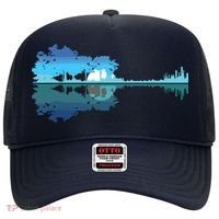 Guitar Lake Shadow Love Guitar Musician Hat thumb 0