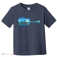 Guitar Lake Shadow Love Guitar Musician Toddler T-Shirt thumb 0