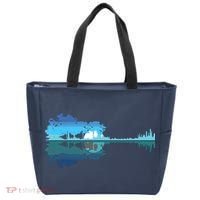 Guitar Lake Shadow Love Guitar Musician Tote Bag thumb 0