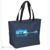 Guitar Lake Shadow Love Guitar Musician Tote Bag thumb 2