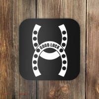 Good Luck The Lucky Horseshoes Coaster thumb 0