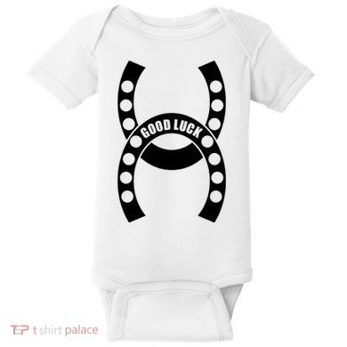 Good Luck The Lucky Horseshoes Baby Bodysuit