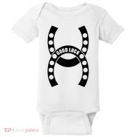 Good Luck The Lucky Horseshoes Baby Bodysuit thumb 0