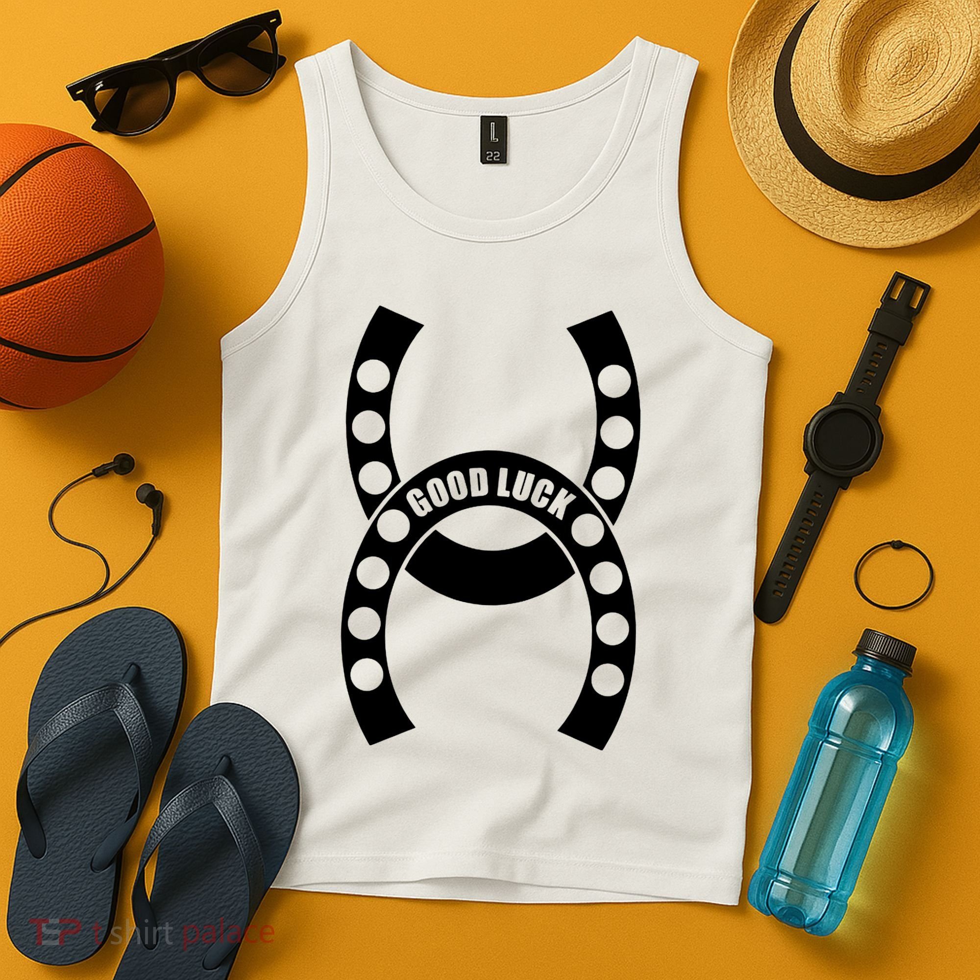 Good Luck The Lucky Horseshoes Tank Top