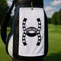 Good Luck The Lucky Horseshoes Golf Towel thumb 2