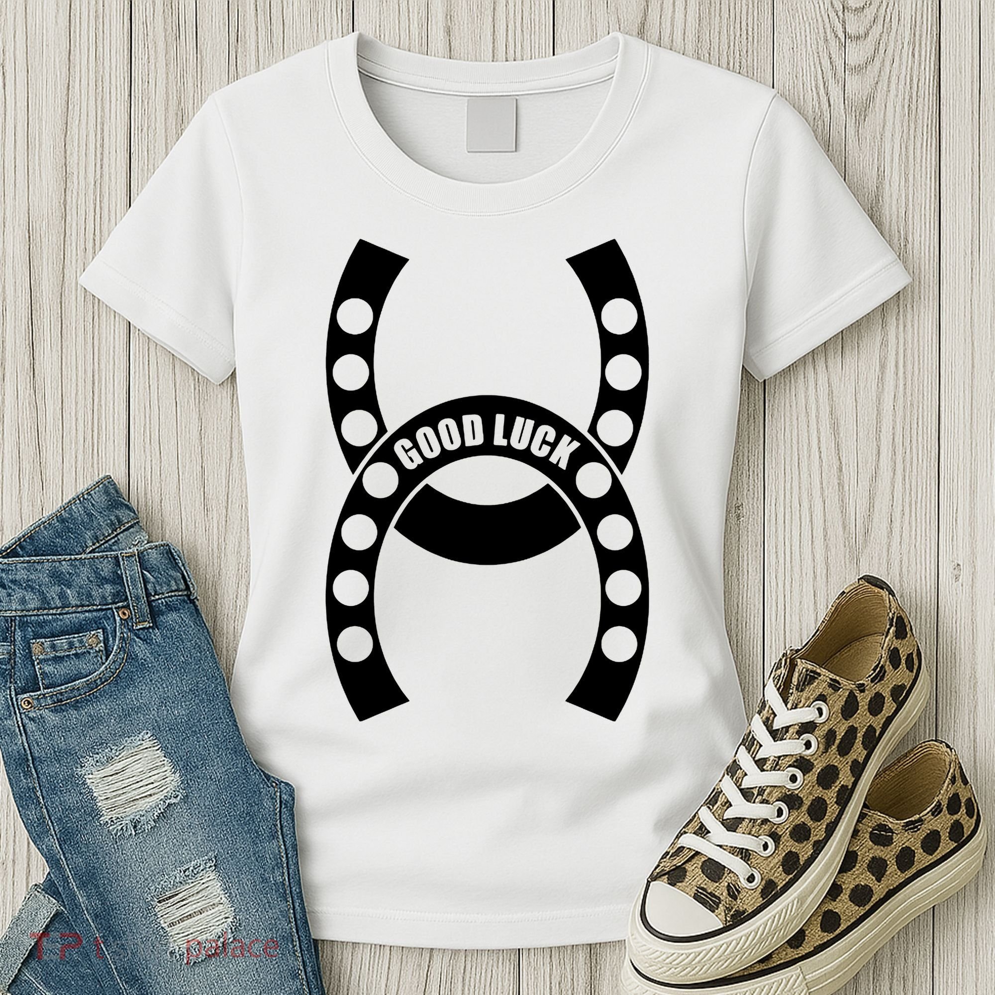 Good Luck The Lucky Horseshoes Women's T-Shirt