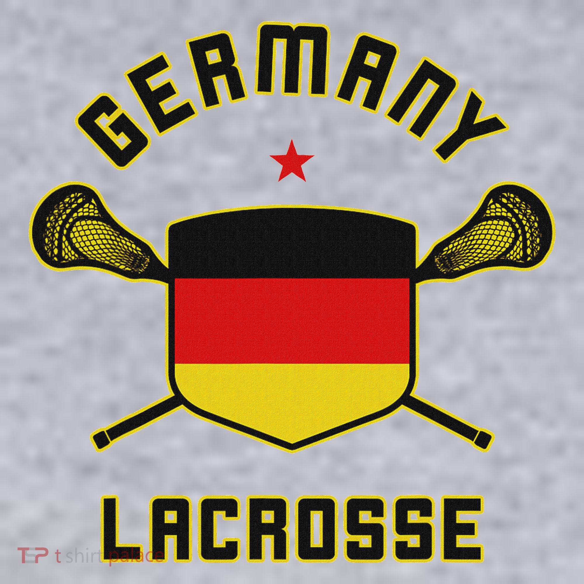 Germany Lacrosse T German Flag Lax Women's Sweatshirt