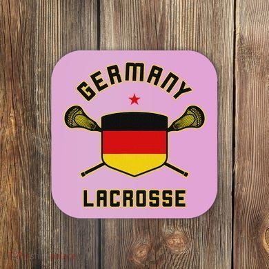 Germany Lacrosse T German Flag Lax Coaster
