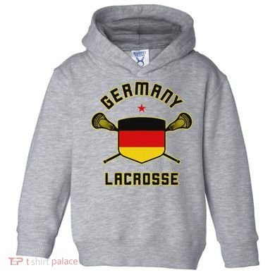Germany Lacrosse T German Flag Lax Toddler Hoodie