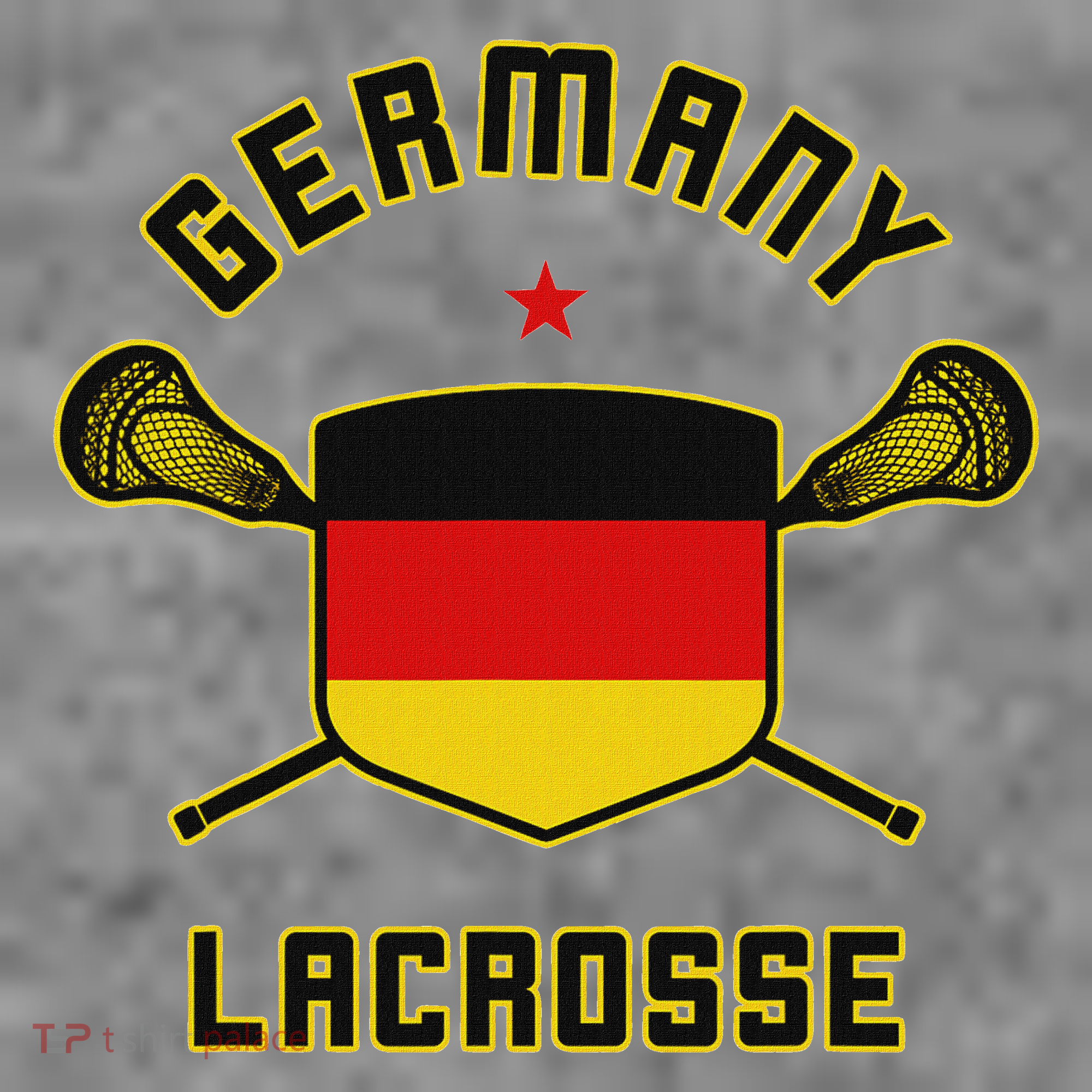 Germany Lacrosse T German Flag Lax Toddler Hoodie