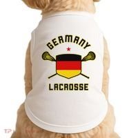 Germany Lacrosse T German Flag Lax Doggie Tank thumb 0